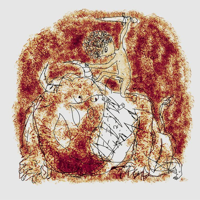 Мальчик, убивающий Минотавра