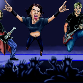 Плакат для музыкальной группы.