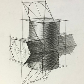 Построение и врезки фигур 