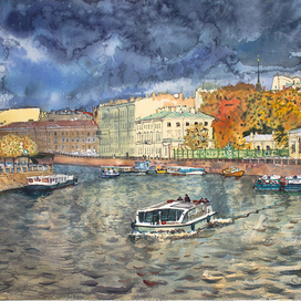 Октябрь, р. Фонтанка