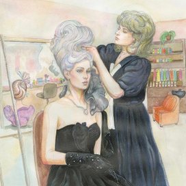 Иллюстрация к произведению «Девочки,прославившие Россию»