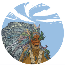 женщина-индеец