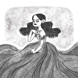 Девушка в платье