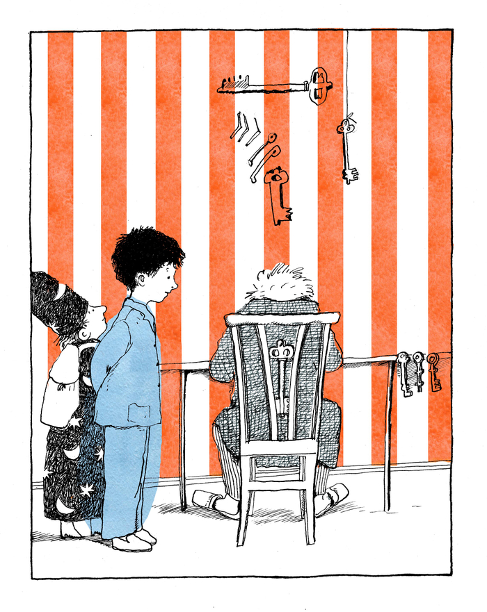 Горе волшебник. иллюстрация