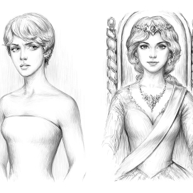 Портреты героев книги.