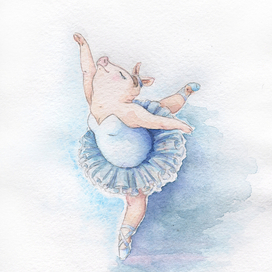 свинка-балеринка