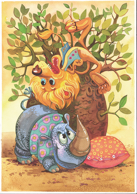 Носорог. Прерванный сон