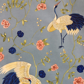 Серия орнаментов для текстиля "Райский сад"