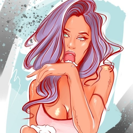 Девушка с пирожным 