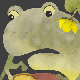 Иллюстрация на конкурс открыток к "Дюймовочке"