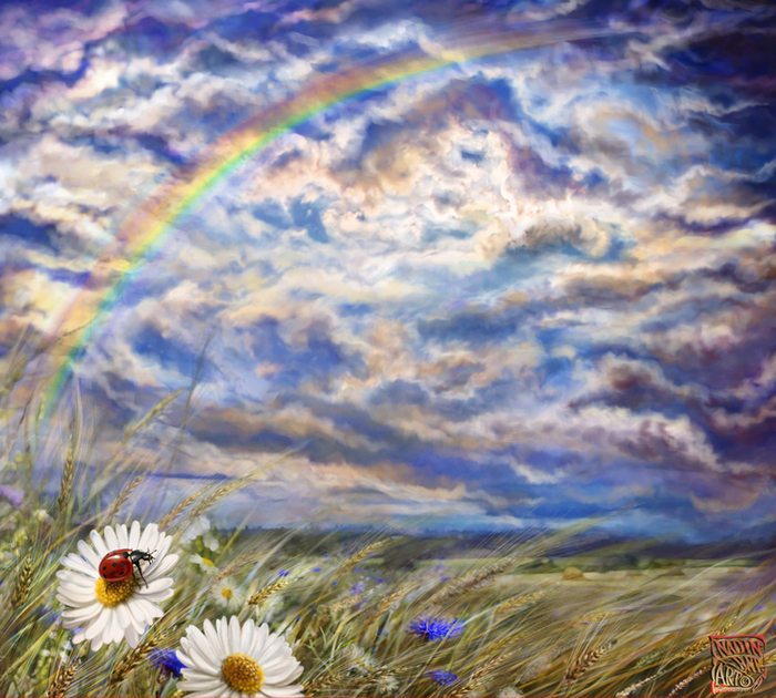 Радуга. Обложка для CD."Пъсня Рунъ"