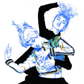Blue twins.