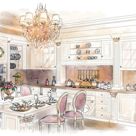 КУХНЯ. серия "Интерьеры"