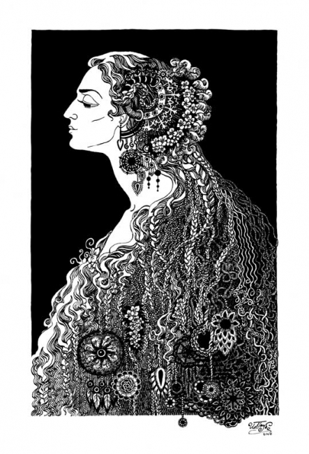 Иллюстрация к сказке из сборника &quot;Тысяча и одна ночь&quot; для издательства &quot;Терра&quot;