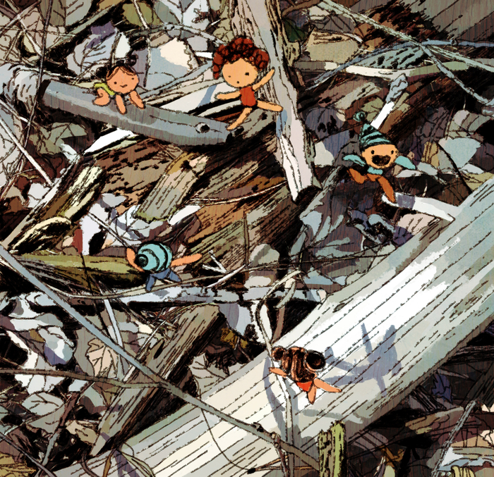 Снег растаял 