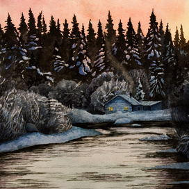 Зимний день