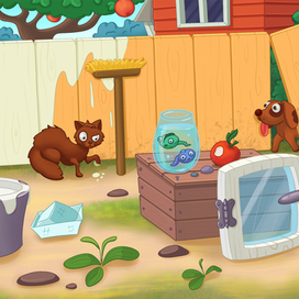 Том красит забор