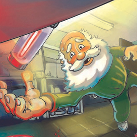 в лаборатории 