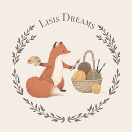 Логотип для вязальщицы. Иллюстрация для вязания.