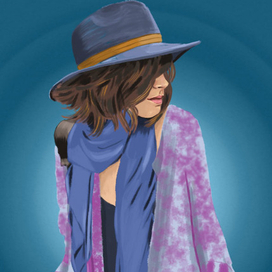 Профиль в шляпе