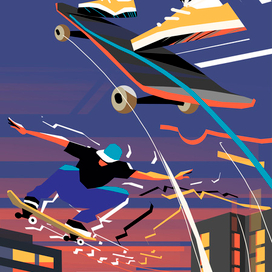 Скейтбордисты