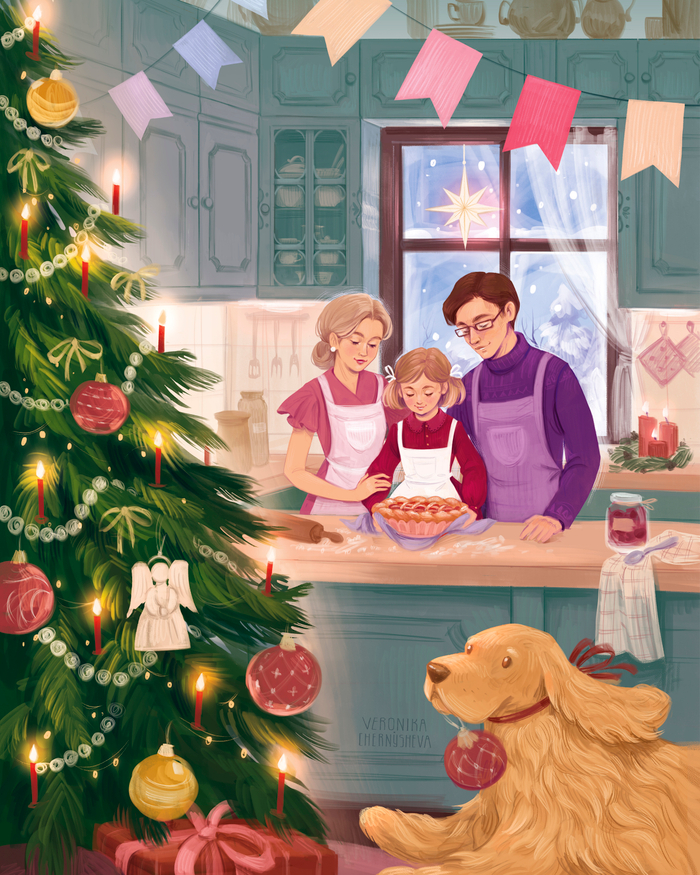 Рождественский пирог