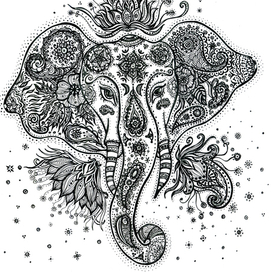 Слон a ля Зентэнгл.