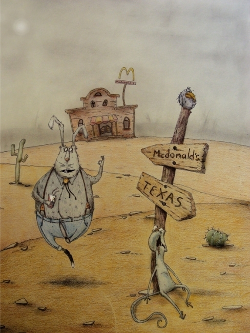 ИЗ СЕРИИ РАБОТ БРАТЕЦ ЛИС И БРАТЕЦ КРОЛИК