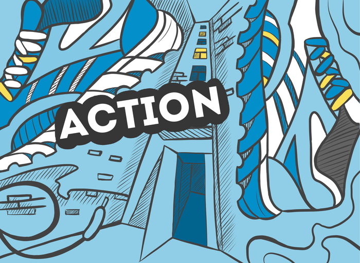 Иллюстрация для магазина кросовок 