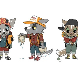 Зверюшки-туристы