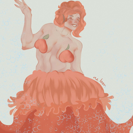 Персиковая русалочка