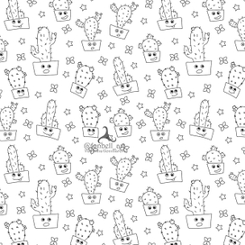 Дудлы. Пример паттерна из дудлов