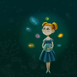 Девочка в морской пучине