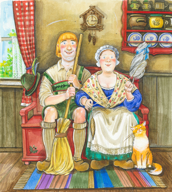 "Простодушный Ганс"Сергея Георгиева иллюстрации