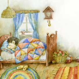 Анна Ганзен "Про ёженьку"