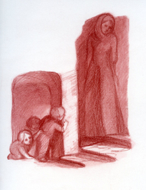 "Слепой музыкант", полосная