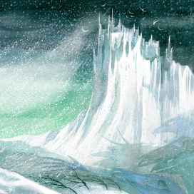 Иллюстрация к сказке Х. К. Андерсена "Снежная королева"