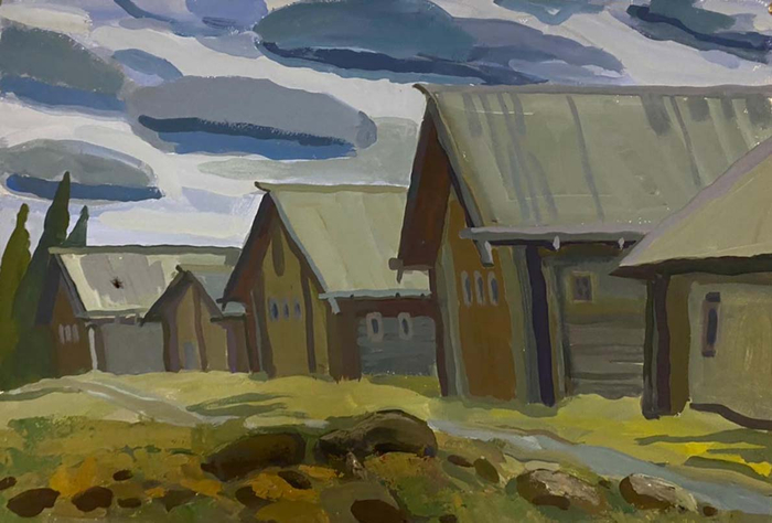 Ветренный день