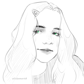 Скетч портрет выполненный на заказ