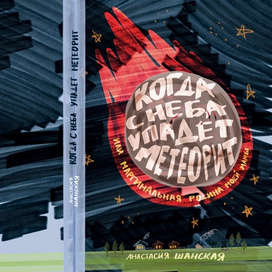Обложка книги  «Когда с неба упадет метеорит»  Автор: Анастасия Шанская
