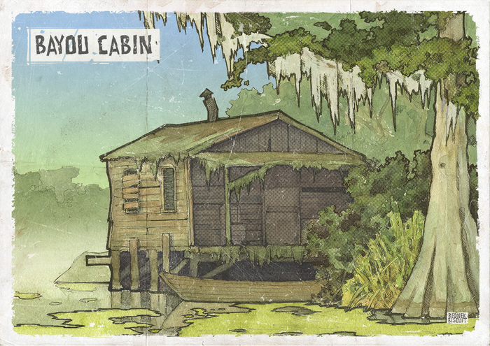 Болотная хижина