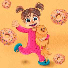 Девочка с собачкой