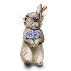 зайчонок с сентябринками