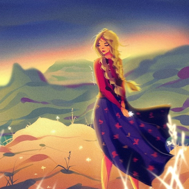 Цифровая сюжетная иллюстрация