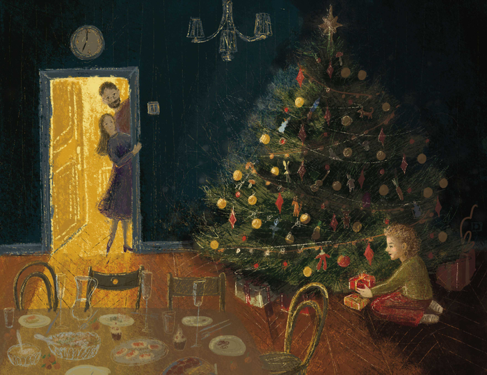 Иллюстрация у книге "Секрет деда Мороза" Voicebook