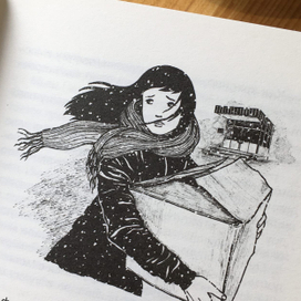 Иллюстрации к книге Небоглазка Дэвида Алмонда