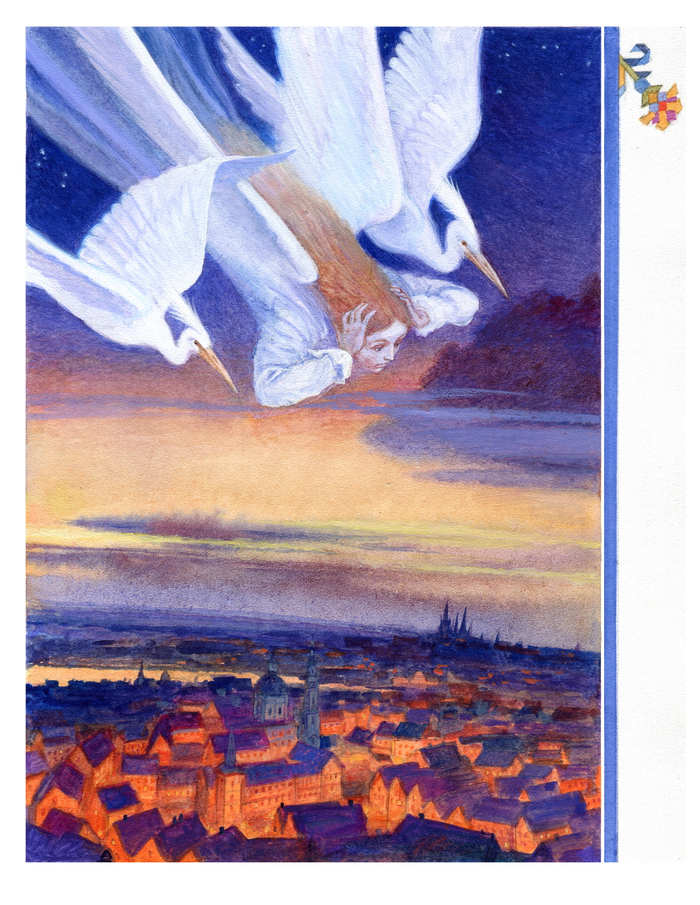 Н.Телешов. Белая цапля.