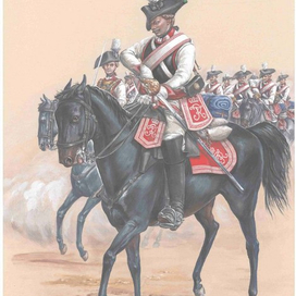 Рядовой кирасирского полка Шлабрендорфа №1 1762г. Пруссия