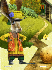 Колобок . Interactive book for iPad