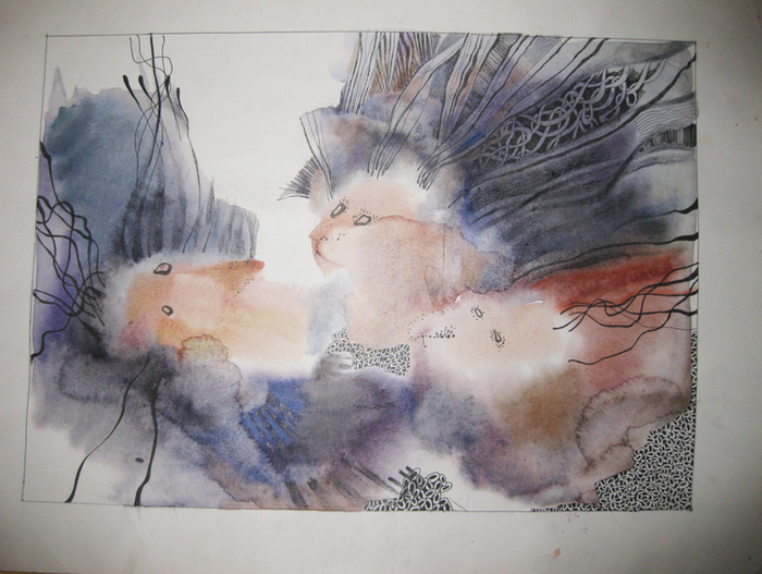 семья ежиков